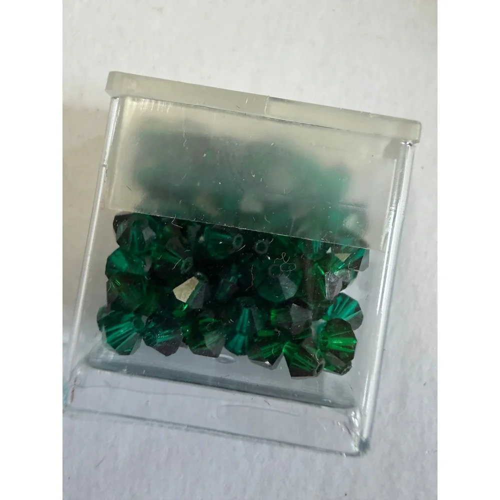 Austrian Crystal Bicone Beads 4mm Multicolor Jewelry Making Full + Partial